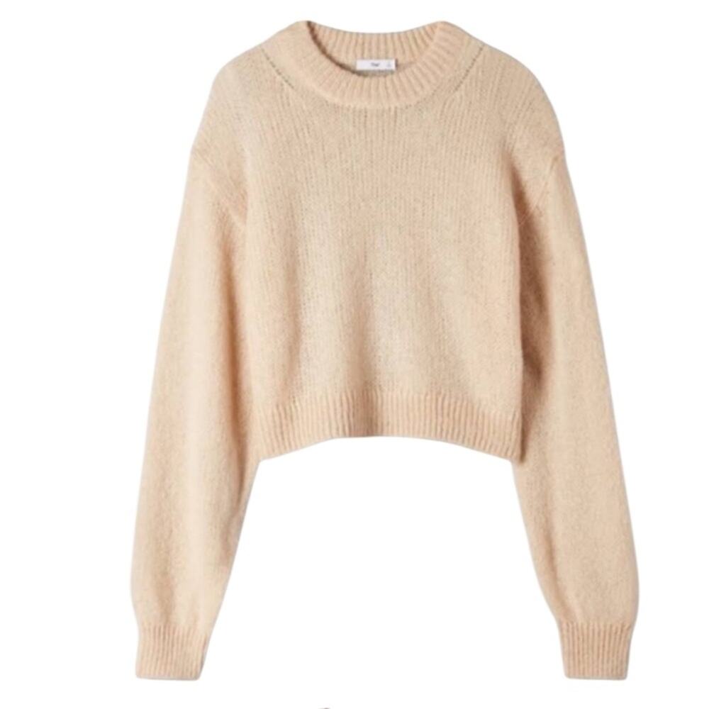TNA Utica Sweater - Olive Beige - Aritzia Oversized Size XXS